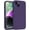 Dark Purple, variant on Compatible with iPhone 14 Case - Enhanced Camera Protection and Screen Protector - Soft Liquid Silicone Cover - Slim Fit Protective Phone Case 6.1" for Women Girls - Black