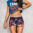 thumbnail image 4 of Picia Skull With Roses And Sunglasses Printed Workout Shorts for Women Seamless Scrunch Butt Lifting High Waisted Yoga Gym Booty Running Moisture-wicking Short Pants-X-Large, 4 of 9