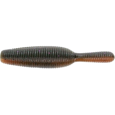 Yamamoto 3.5 Yamatanuki Worm Dark Green Pumpkin Amber Laminate