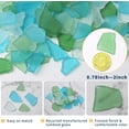 thumbnail image 6 of Sinkoo Sea Glass for Crafts, 16oz Versatile Decorative Frosted Seaglass Pieces, Vase Filler, DIY Art Craft Supplies, Beach Weddings, Home Decor(Green/Aquamarine/White), 6 of 7