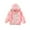 A Pink, variant on Esaierr Toddler Hooded Outerwear Spring Fall Jackets for Girls, 3-8Y Hooded Outerwear Jackets,Lightweight Kids Coats Windbreaker Casual Outerwear