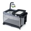 Chicco Lullaby Primo All-in-One Playard with Toy Bar and Deluxe Parent Organizer - Lakeshore (Navy)