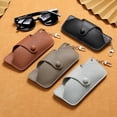 thumbnail image 3 of Kripyery Faux Leather Glasses Pouch Soft Lightweight Scratch-free Storage Long Lifespan Anti-drop Glasses Case, 3 of 8