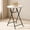 White, variant on HaiNova 32in Folding Round High Top Table, Cocktail Table, with Removable Legs, Tall Bistro Foldable Bar Height Table for Parties, Patio, Black