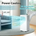 LifePlus Portable Air Conditioner 6000BTU, 10000BTU Ashrae, AC Unit