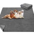thumbnail image 1 of Empapador lavable para perros LOOBANI grande 208 x 305 cm, gris, 1 of 6