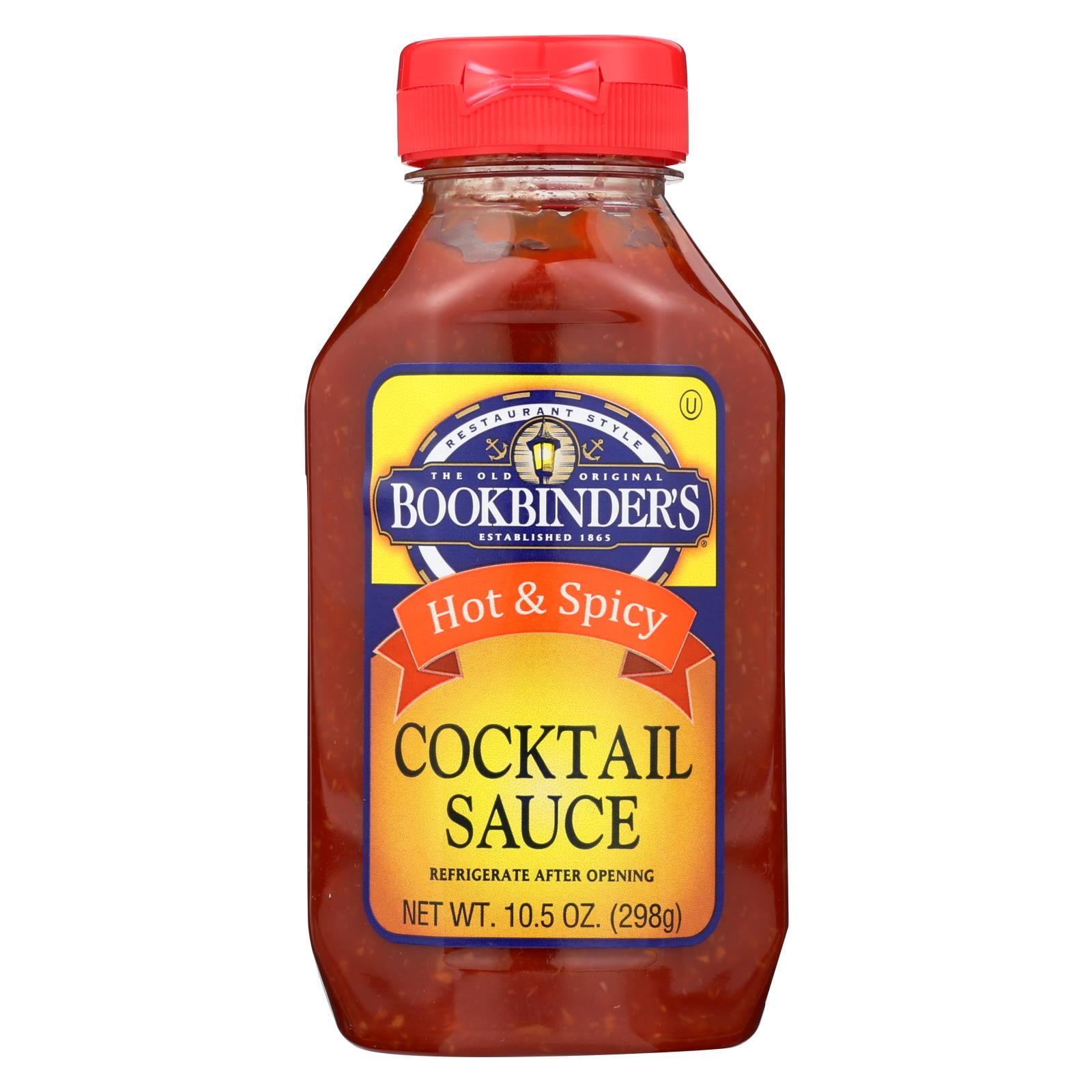 Bookbinder's Cocktail Sauce Hot and Spicy Case of 9 10.5 oz