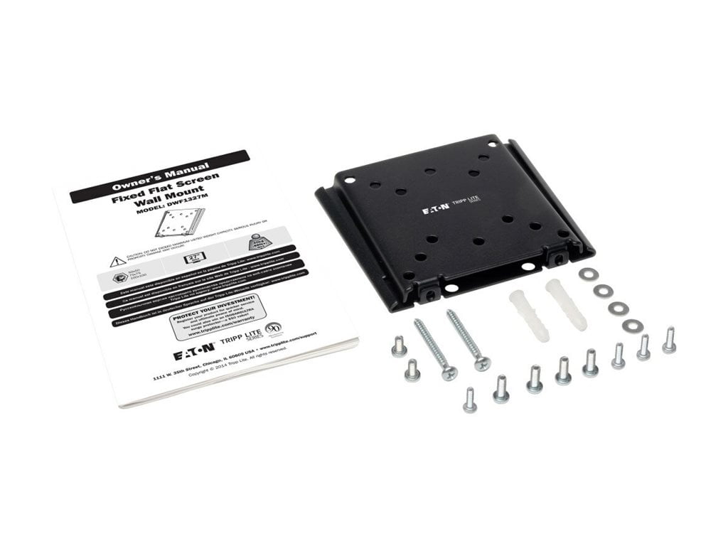 TRIPP LITE DWF1327M Black 13" - 27" Fixed Wall Mount for Flat-Screen Displays