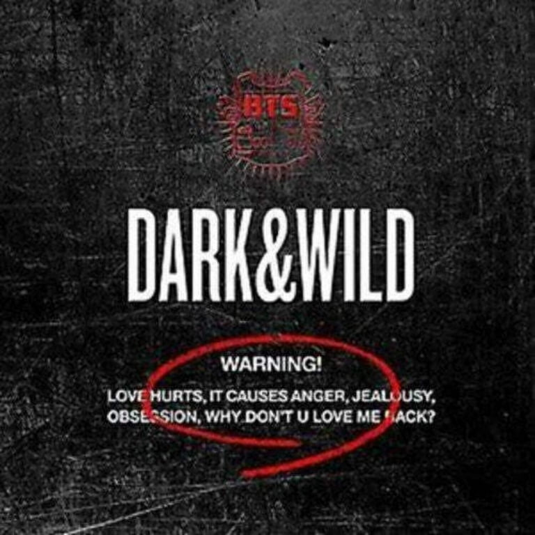 BTS - Dark & Wild Vol.1 KPOP Album with 100-page booklet & two photocards -  CD - Walmart.com