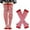 Watermelon Red, variant on HNMKIU Extra Long Thigh High Socks and Matching Thermal Knit Set for Winter Warmth and Cozy Comfort Yellow,One Size