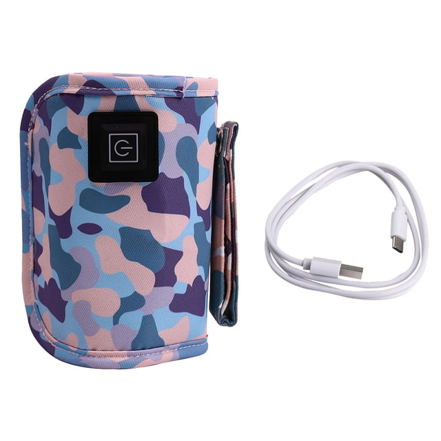 Bolsa Portátil Usb Para Calentar Biberones: Calentador De Biberones Aislante Para Cochecitos De Viaje, Para Uso En Exteriores En Invierno, Bolsa Térmica Para Alimentar Al Bebé En Exteriores, Calenta