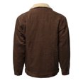 thumbnail image 2 of FashionOutfit Men's Solid Corduroy Sherpa Lining Western Style Jacket, 2 of 5