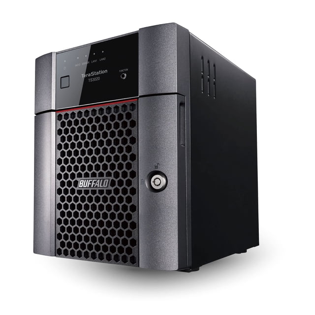 BUFFALO TeraStation 3420DN NAS de escritorio SMB de 4 bahías de 8 TB (4x2 TB) con discos duros incluidos Almacenamiento conectado en red