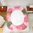 thumbnail image 5 of jejeloiu Bohemian Cowgirl Boots Bed Sheets,Desert Botanical Cactus King Sheets,Pink Flower Floral Sheet Set For Girls Teens,Ultra Soft Home Decor,4-Piece, 5 of 7
