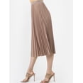 thumbnail image 2 of Falda plisada brillo sutil AMAD cafe M AMAD SS22-F16, 2 of 4
