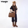 thumbnail image 6 of Wrangler Women Western Bag Laptop Shoulder Handbags for Work Travel Casual, Brown, 6 of 7