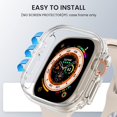 thumbnail image 4 of [2 Pack] for Apple Watch Ultra Case 49mm [NO Screen Protector], Apple Watch Ultra 49mm Case with Hard PC & All-Around Edge Shockproof Protective & Ultra-Thin Bumper Cover for iWatch Ultra 49mm, 4 of 5