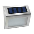 thumbnail image 2 of Summer Wall Mounted Solar Lights for Outside,Solar Wall Lights Outdoor Waterproof,Stainless Steel Outdoor Wall Warm White Lights,Wireless Outdoor Wall Lights,Security Wall Mount Light, 2 of 8