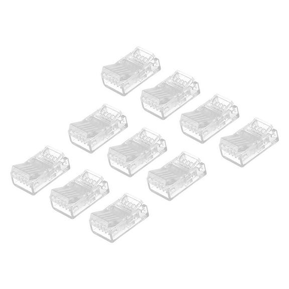 LED Strip Connector 5 Pin, 10mm LED Connectors for Strip Light Connector 10 Pack