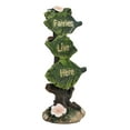 thumbnail image 6 of Fairy Garden Miniature Fairies Live Here Flowering Tree Leaves Sign Sculpture, 6 of 9