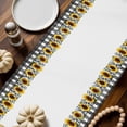 thumbnail image 2 of Thanksgiving Pumpkins Table Runner, Autumn Thanksgiving Kitchen Dining Table Decoration for Home Party Decor 13x120 Inches, 2 of 9