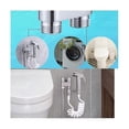 thumbnail image 5 of Mini Multi-Function Faucet Brass 1 Into 2 Out Dual Control Washing Machine Chrome Tap for Washing M, 5 of 5