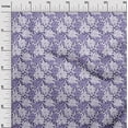 thumbnail image 3 of oneOone Polyester Spandex Medium Purple Fabric Asian Floral Sewing Material Print Fabric By The Yard 56 Inch Wide, 3 of 4