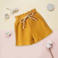 thumbnail image 6 of ROLKFUK Girls Shorts- Loose-fitting Athletic Summer Lightweight Casual Shorts Yellow Size 4Y, 6 of 6