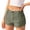 Green #031, variant on Womens Jean Shorts Summer Stretch Low Rise Wide Leg Cargo Shorts with Pockets Y2k Lightweight Streetwear Mini Short, 2XL
