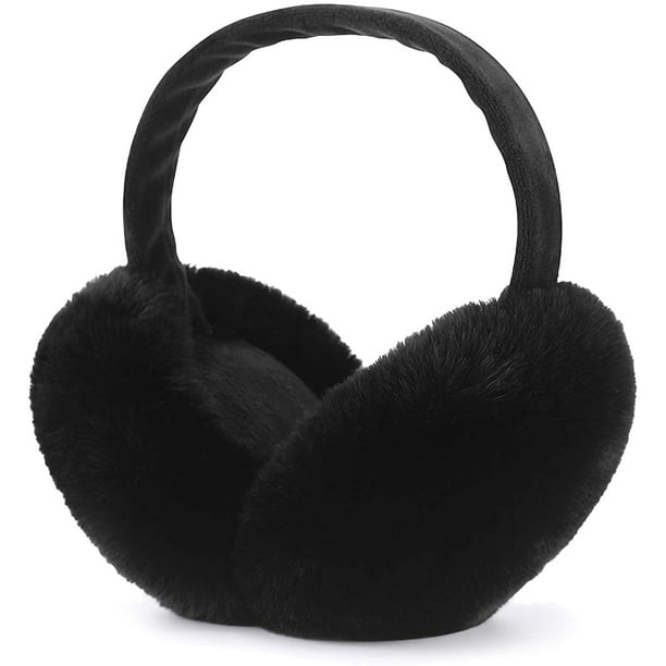 Winter Ear muffs Faux Fur Warm Earmuffs Cute Foldable Outdoor Ear