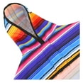 thumbnail image 5 of TiaGOC Dog Raincoat Hooded Slicker Poncho for Small to X-Large Dogs and Puppies Baja Stripes - S, 5 of 7
