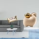 thumbnail image 2 of Miniatura De Sofá De Madera Con Forma De Animal, Decoración De Mesa, Mueble De Simulación Artesanal Para Casa De Muñecas, Escena De La Vida Cotidiana, Decoración Creativa Para El Hogar,, 2 of 8