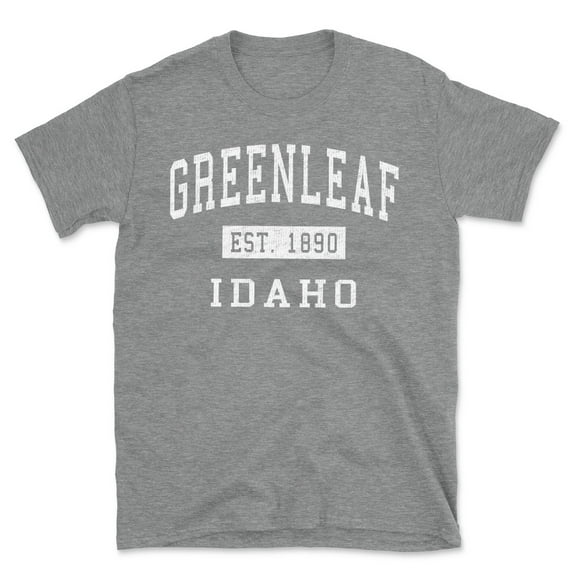 Greenleaf Idaho Classic Established Men's Cotton T-Shirt