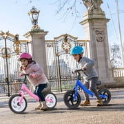 Pink Kids Balance Bike & Toddler Scooter Bicycle with EVA Foam Tires, Lightweight Frame Toddler Bike for Boys and Girls 2 3 4 5 Years Old, No Pedal Ride On Toy for Children