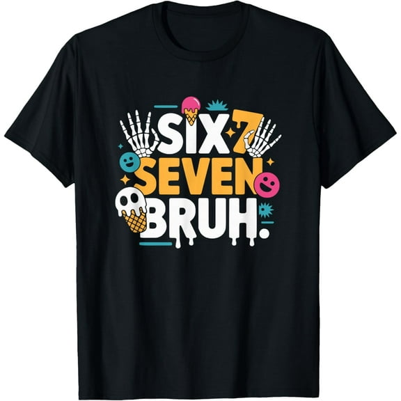 Six Seven Bruh – Scary Halloween 67 T-Shirt