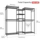 thumbnail image 2 of Perchero Resistente para Ropa, Armario Organizador de Metal Grande, Closet Organizador de Ropa, Perchero de Pie Estante de Ropa Ajustables, Máxima 450kg, 2 of 4