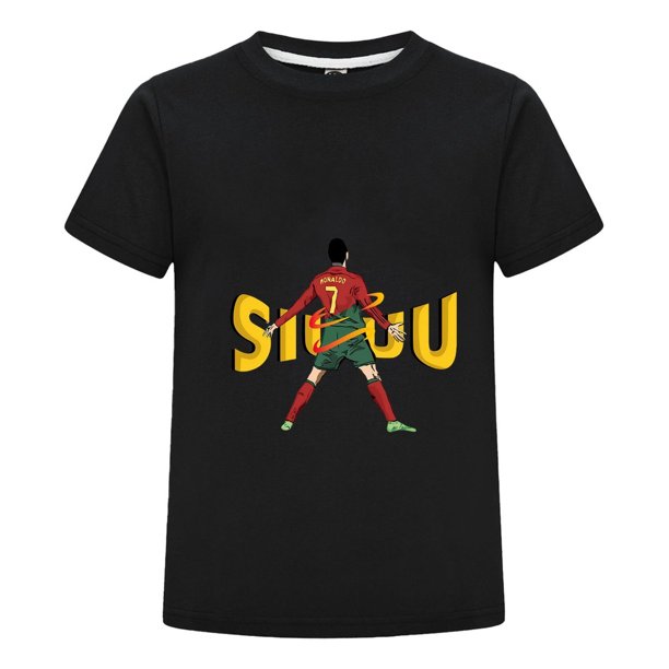 Camiseta de Futbol Niño CR7 | Celebración Ropa Infantil de Verano