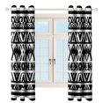 thumbnail image 4 of Bohemia Blackout Curtains Window Drapes Room Darkening Thermal Insulated Grommets Blackout Curtains, for Living, Dining, Bedroom,2 Panels, 4 of 6