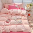 thumbnail image 1 of Bed Linen Comforter Sets Kids girls Duvet Cover And Sheet 3/4 pcs Bedding Set Adult Single Double Queen Size Bed Sheets Set, 1 of 6