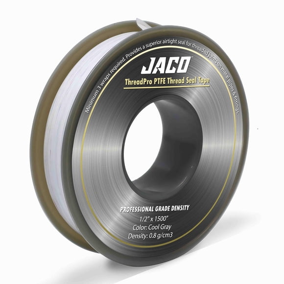 Cinta selladora de roscas JACO ThreadPro 1/2" x 38 m PTFE