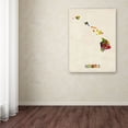 thumbnail image 3 of Trademark Fine Art "Hawaii Map" Canvas Wall Art by Michael Tompsett, 3 of 6