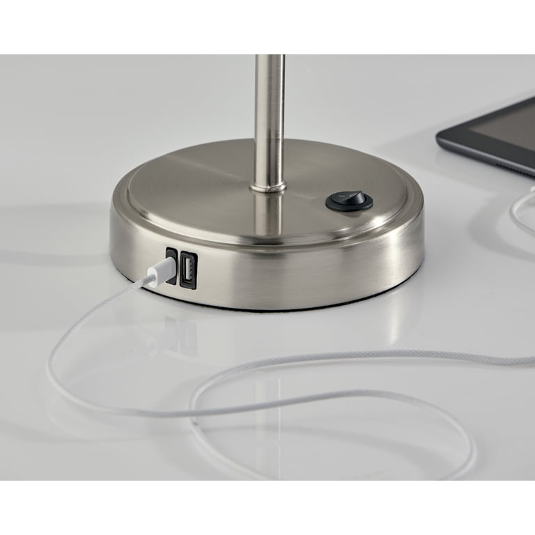 19-Inch Stick Table Lamp with USB Charging Ports photo 5