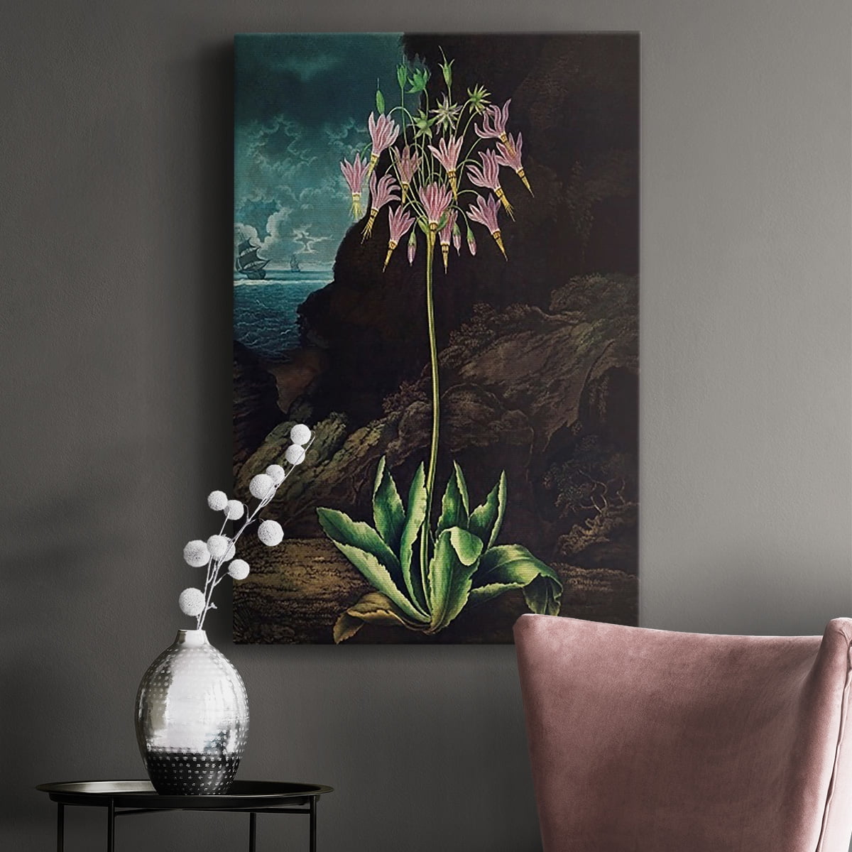 Temple of Flora II Premium Gallery Wrapped Canvas - Ready to Hang