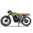thumbnail image 1 of EMMO NOMADO Cafe Racer Electric Motorcycle - 72V20Ah Removable SLA Battery - 40-50km Range - QS Torque Motor - Champagne Silver, 1 of 11
