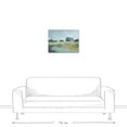 thumbnail image 3 of Creative Products Green Blue Landscape 24x18 Canvas Wall Art, 3 of 5