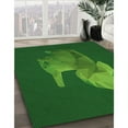 thumbnail image 2 of Ahgly Company Indoor Rectangle Patterned Deep Emerald Green Area Rugs, 6' x 9', 2 of 6