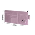 thumbnail image 4 of Pyaiiner Car Visor Organizer Multifunctional Card Case Car Carrying Glasses Holder Card Bill Driver'S License Organizer Suitable For Car Document Storage, 4 of 6