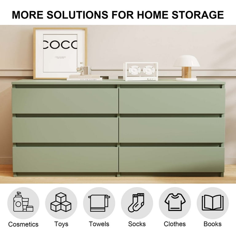 green dresser ikea Henley Scalloped Edge 3 Drawer Dresser, Sage - daals adjustable feet included. VINTAGE VAJER DRESSER BY TOMAS