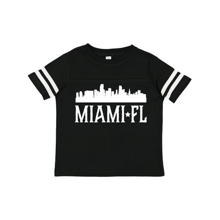 

Inktastic Miami Florida Skyline FL Cities Gift Toddler Boy or Toddler Girl T-Shirt