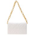 thumbnail image 2 of Bolsos con solapa y cadena para mujer, con estampado geométrico, a la moda (blanco) Tmvgtek Para estrenar, 2 of 9